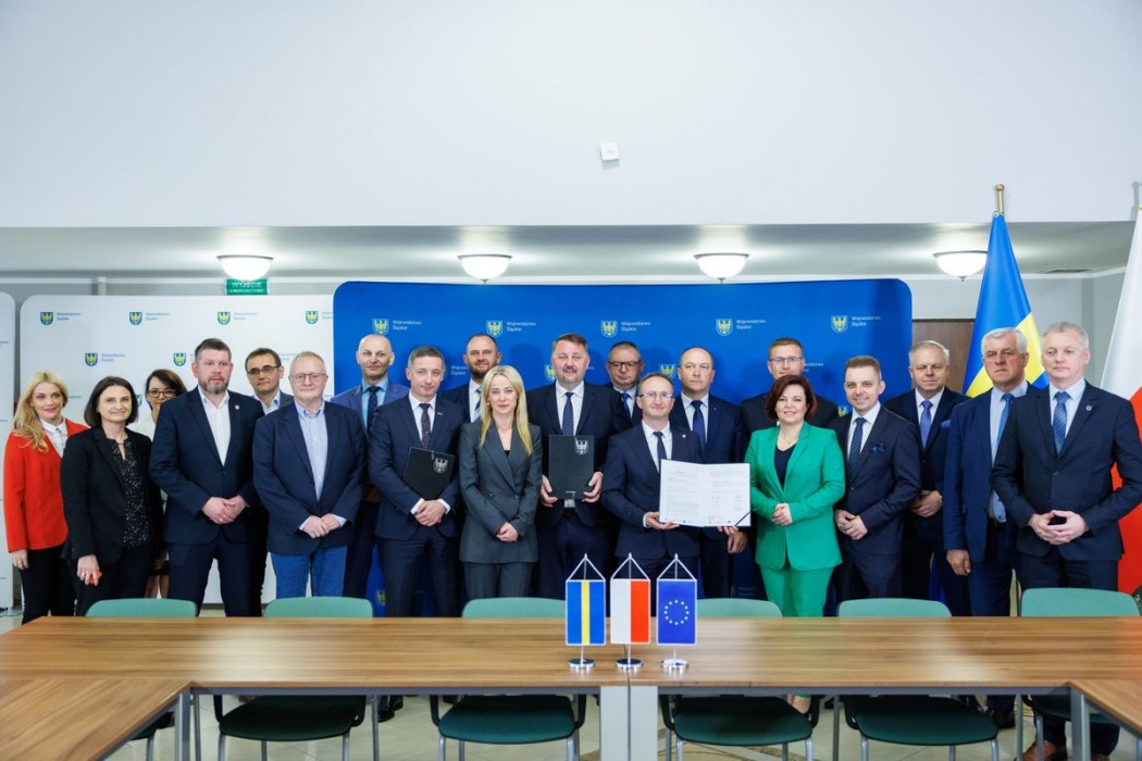  Podpisanie porozumienia dot. realizacji Zintegrowanych Inwestycji Terytorialnych. fot. Andrzej Grygiel / UMWS 