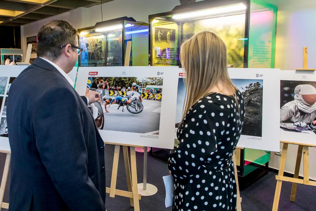 Konferencja prasowa nt. wystawy. 