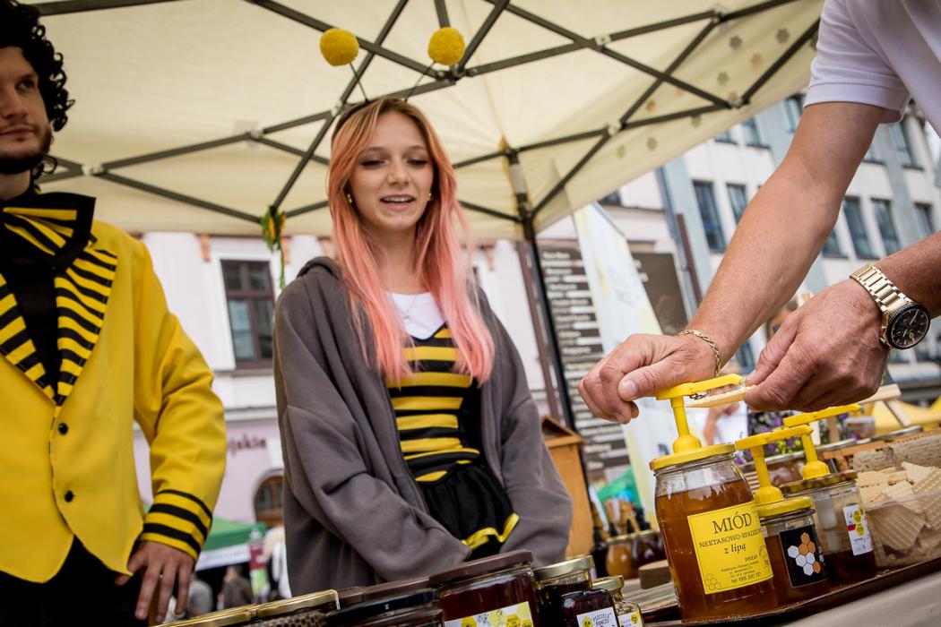 Uczestnicy wydarzenia: wystawcy i zwiedzający. 