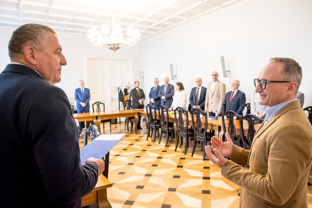 Uczestnicy uroczystości. 