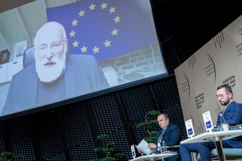 Panel: Zielony Ład i sprawiedliwa transformacja. fot. Tomasz Żak / UMWS 