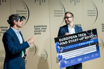 Gala wręczenia nagród dla najlepszych start-upów konkursu Start-up Challenge 2020. fot. Tomasz Żak / UMWS 