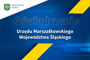 Oświadczenie Urzędu Marszałkowskiego Województwa Śląskiego