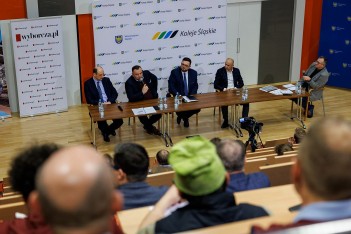  Debaty w ramach cyklu Miasta Idei. fot. Andrzej Grygiel / UMWS 