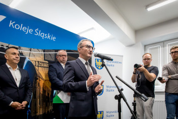  Konferencja prasowa Kolei Śląskich. fot. Tomasz Żak / UMWS 