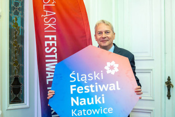  Konferencja prasowa 8. Śląskiego Festiwalu Nauki. fot. Andrzej Grygiel / UMWS 