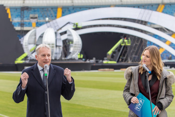  Sylwester z TVP2 na Stadionie Śląskim - konferencja prasowa. fot. Tomasz Żak / UMWS 