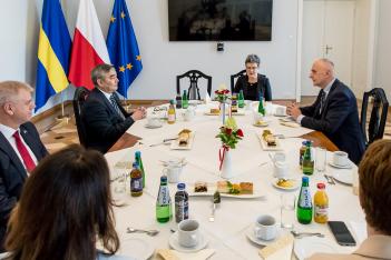 Wicemarszałek Leszek Pietraszek spotkał się z JE Ambasadorem Kazachstanu w Polsce Nurlanem Zhalgasbayev’em 