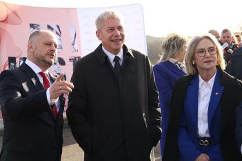 Briefing poświęcony realizacji kolejnego etapu Trasy N-S . 