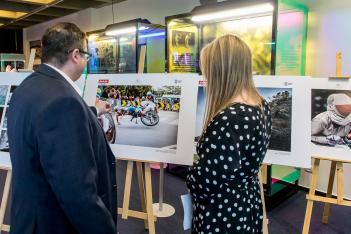 Konferencja prasowa nt. wystawy. 