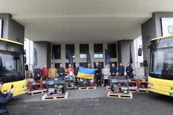  Sprzęt dla walczącej Ukrainy. fot. Tomasz Żak / UMWS 