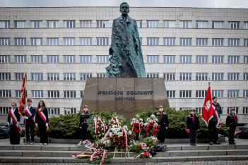 Uroczystości w Katowicach. 