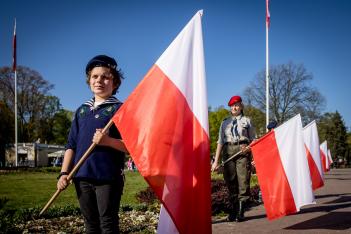 Uczestnicy uroczystości. 