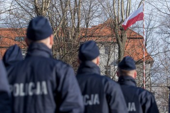 Ślubowanie nowych policjantów