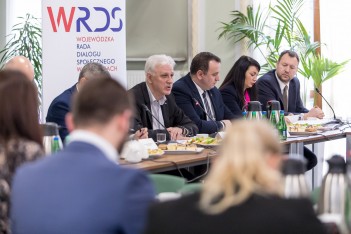  Posiedzenie Wojewódzkiej Rady Dialogu Społecznego w Katowicach. fot. Tomasz Żak / UMWS 