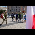 Złożenie wieńca przy Pomniku Wojciecha Korfantego w Katowicach. fot. Tomasz Żak / UMWS 