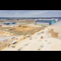  Budowa trzeciego hangaru w Pyrzowicach. fot. GTL 