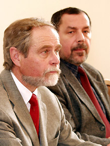  Klaus Weßler- Radca Ministerialny w rządzie krajowym Północnej Nadrenii Westfalii i Wicemarszałek Sergiusz Karpiński 