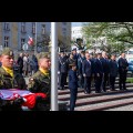  Uroczyste podniesienie flagi państwowej na placu Bolesława Chrobrego w Katowicach. fot. Andrzej Grygiel / UMWS 