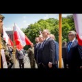  Złożenie wieńca przed Pomnikiem Powstańców Śląskich. fot. Tomasz Żak / UMWS 