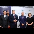  Podpisanie umowy na budowę siedziby Rejonowego Pogotowia Ratunkowego w Sosnowcu. fot. Patyk Pyrlik / UMWS 