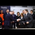  Podpisanie umowy na budowę siedziby Rejonowego Pogotowia Ratunkowego w Sosnowcu. fot. Patyk Pyrlik / UMWS 