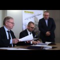  Podpisanie umowy na przebudowę wiaduktu w Lublińcu. fot. Andrzej Grygiel / UMWS 