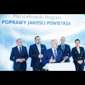  Konferencja prasowa inaugurująca Marszałkowski Program Poprawy Jakości Powietrza. fot. Andrzej Grygiel / UMWS 