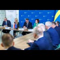  Podpisanie porozumienia dot. realizacji Zintegrowanych Inwestycji Terytorialnych. fot. Andrzej Grygiel / UMWS 