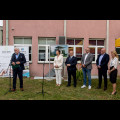  Konferencja prasowa dot.  budowy SOR wraz z lądowiskiem w Centrum Zdrowia Dziecka i Rodziny w Sosnowcu. fot. Tomasz Żak / UMWS 