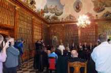  Spotkanie odbyło się w starej bibliotece Klasztoru Jasnogórskiego  