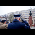  Uroczystości pod pomnikiem Józefa Piłsudskiego w Katowicach. fot. Tomasz Żak / UMWS 