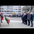  Uroczystości pod pomnikiem Józefa Piłsudskiego w Katowicach. fot. Tomasz Żak / UMWS 