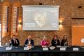 Uczestnicy konferencji prasowej. 
