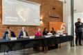 Uczestnicy konferencji prasowej. 