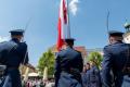 Policjanci podczas obchodów. 
