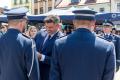 Policjanci podczas obchodów. 
