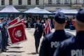 Policjanci podczas obchodów. 