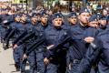 Policjanci podczas obchodów. 