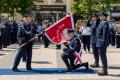 Policjanci podczas obchodów. 