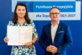 Uroczystość wręczenie listów gratulacyjnych. 