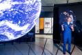 Dr Sławosz Uznański-Wiśniewski w Planetarium Śląskim. 