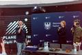 Studio radiowe w Planetarium Śląskim. 