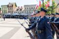 Policjanci podczas obchodów Święta Policji. 