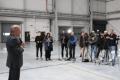 Uroczystość w hangarze H4 na lotnisku. 