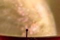 Studio radiowe wraz z publicznością w Planetarium Śląskim. 