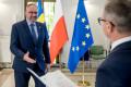 Beneficjenci podczas uroczystości. 