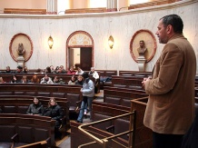  Wicemarszałek Sergiusz Karpiński zapoznał gości z zakresem prac Sejmiku oraz Zarządu Województwa Śląskiego 