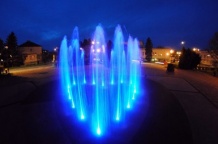  Niebieska fontanna w Radlinie 