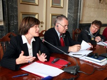  Od lewej: Martine Filleul, Marian Jarosz i Herbert Jacoby 